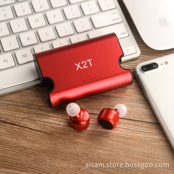 Twins Bluetooth Earphones With Magnetic Charging Case